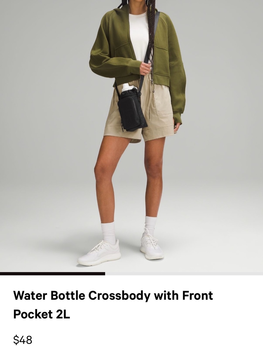Lululemon Water Bottle Crossbody Bag Blaxk